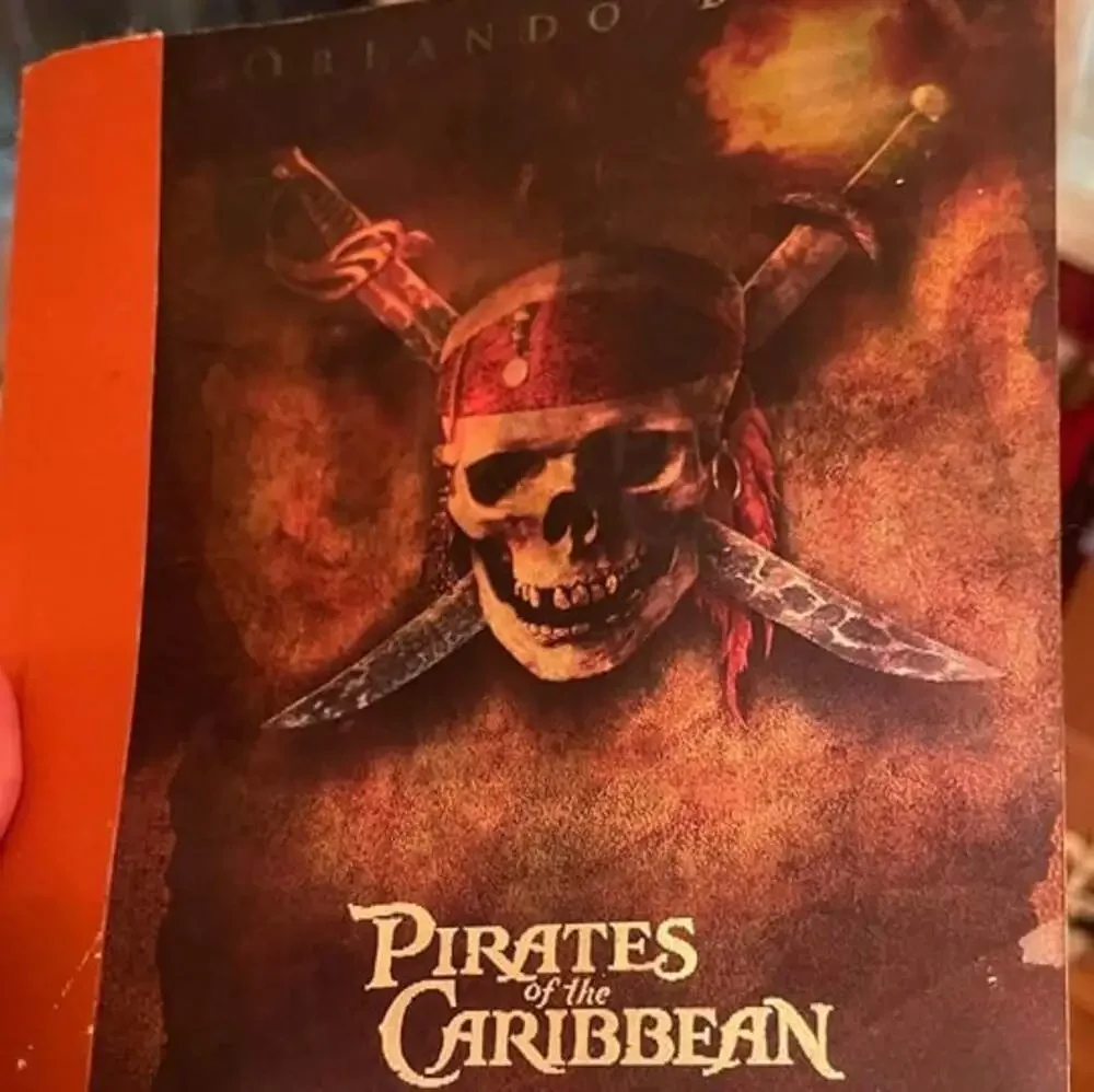 NEW/RARE Pirates of the Caribbean Promo 3D Lenticular Cover Notebook ~Depp/Bloom
